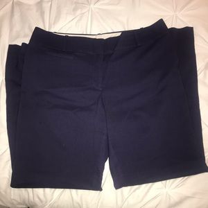 Navy Blue LOFT trousers, size 12